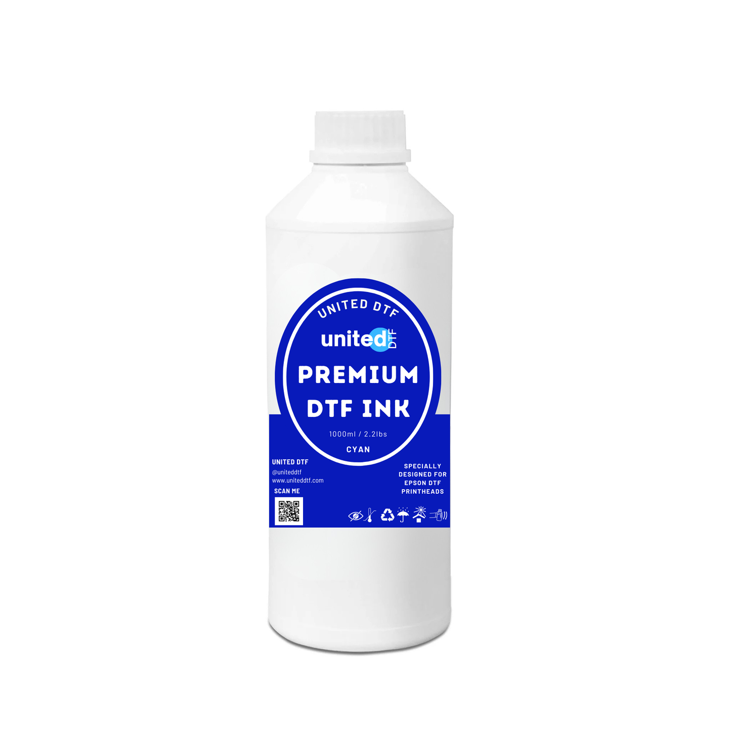 United DTF - Cyan Ink 1 Liter