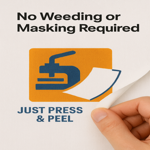 No Weeding or Masking Required